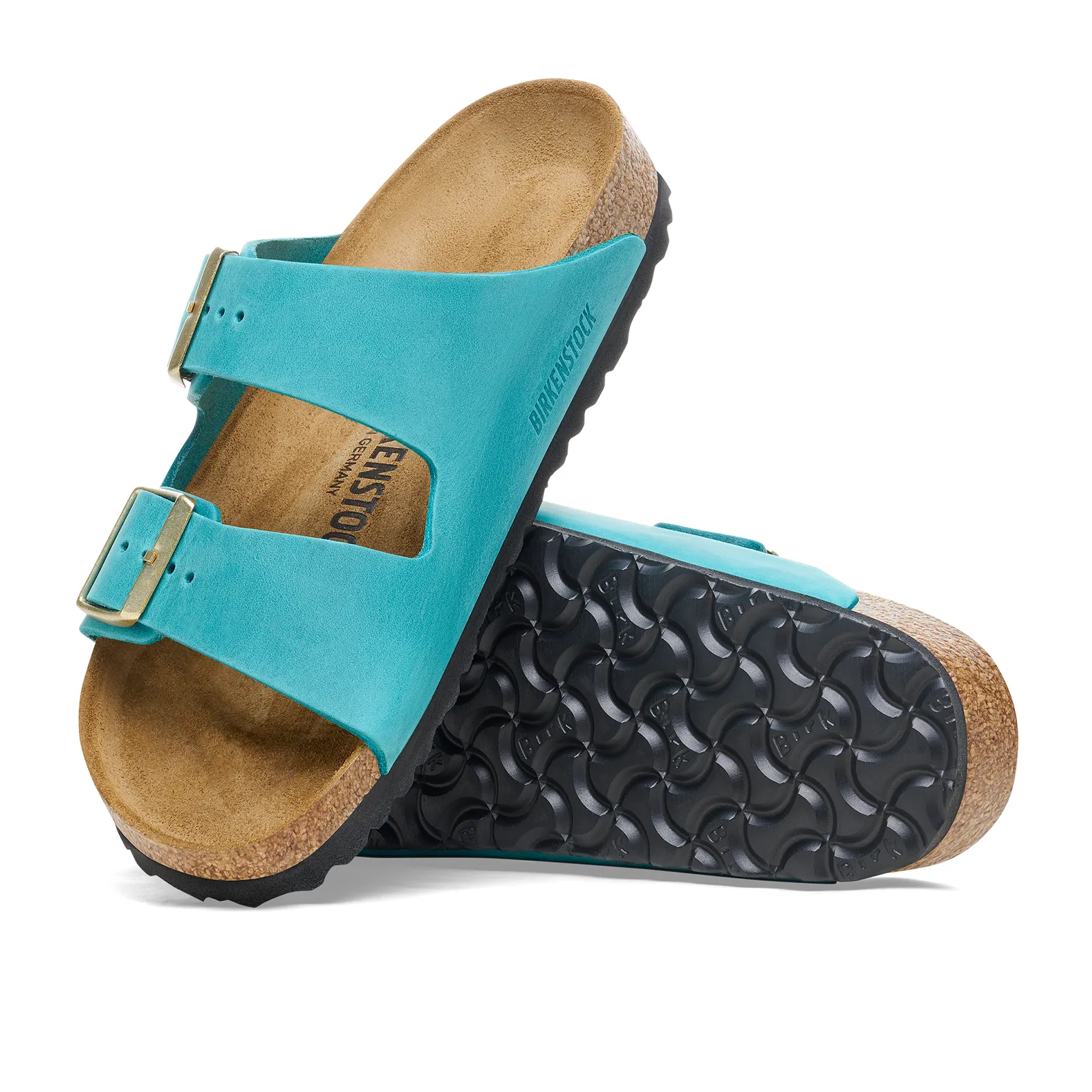 Birkenstock Arizona Narrow Slide Sandal (Women) - Biscay Bay Oiled Leather