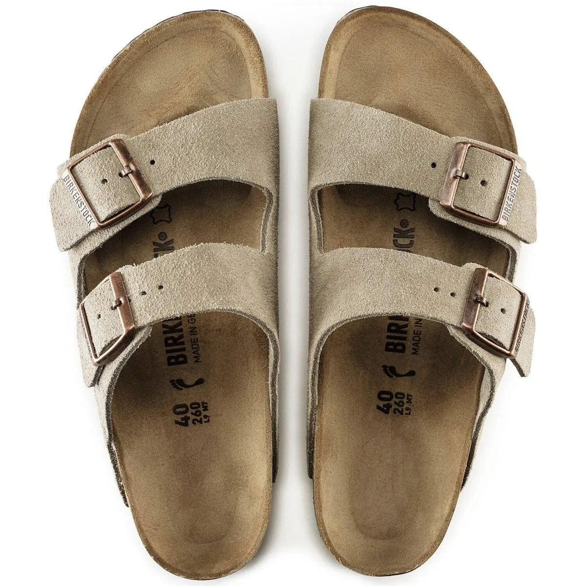 Birkenstock Arizona - Taupe Suede