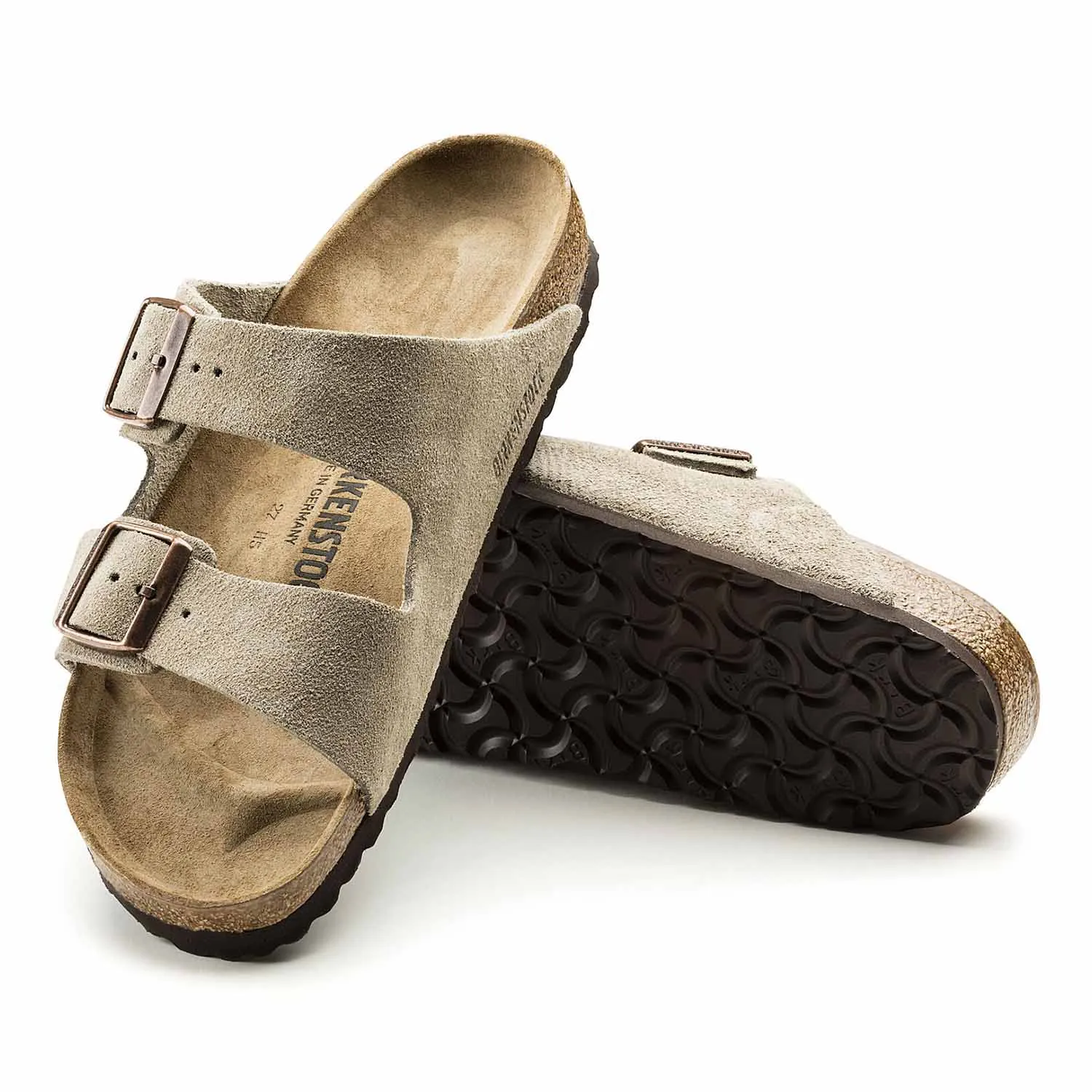      Birkenstock Arizona Taupe Suede