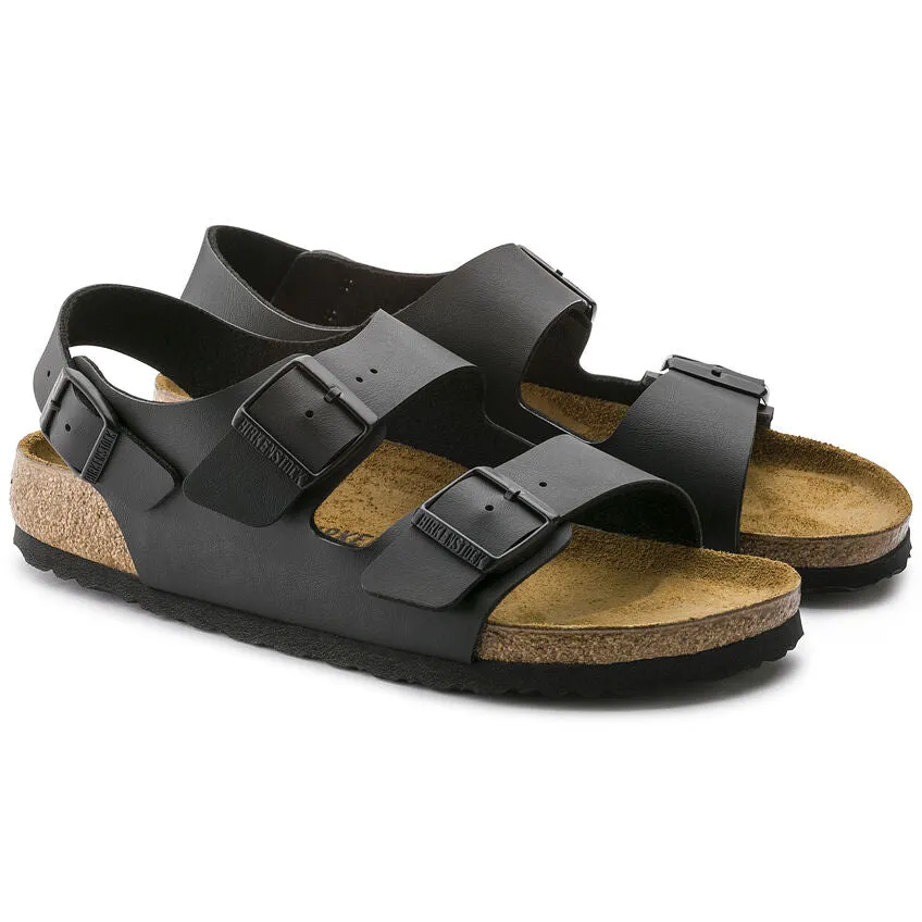 Birkenstock UNISEX Milano Birko-Flor (Black)