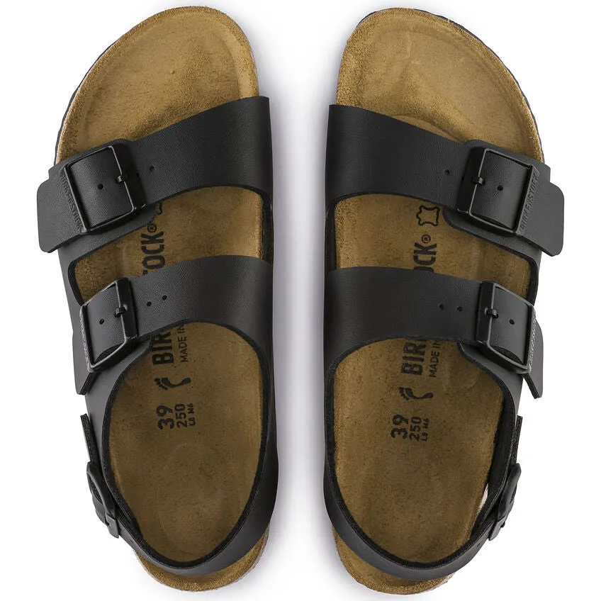 Birkenstock UNISEX Milano Birko-Flor (Black)