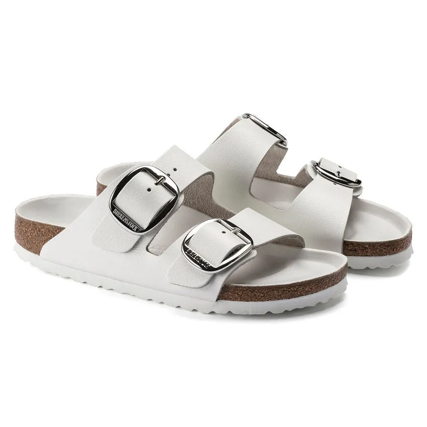 Birkenstock Women's Arizona Big Buckle - White Leather