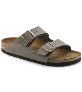 Birkenstock Womens Arizona Soft Footbed Stone Slip On Sandal - 151213