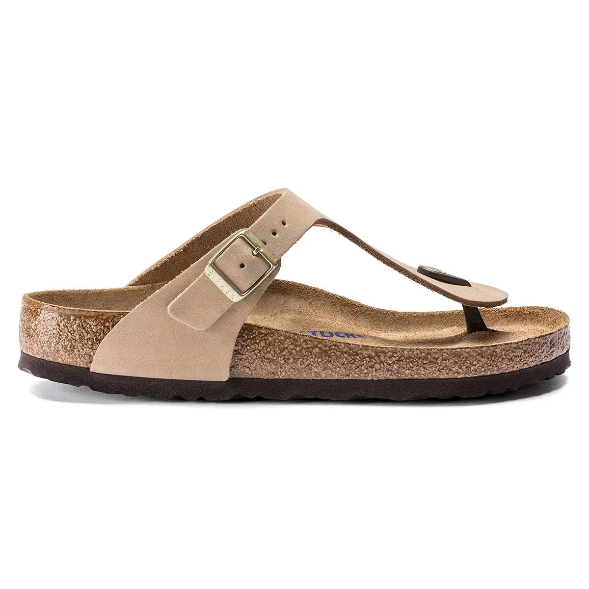 Birkenstock Women's Gizeh Soft Footbed Nubuck Sandals