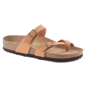 Birkenstock Women's Mayari Vegan Birkibuc (Pecan - Wide Foot)