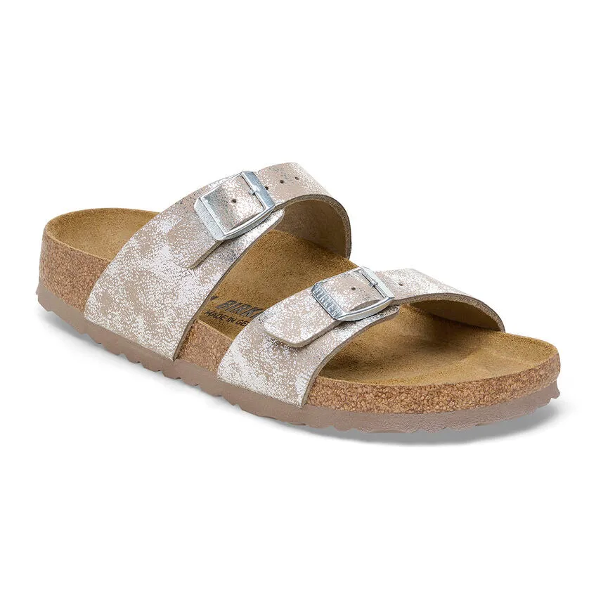 Birkenstock Women's Sydney Synthetics - Washed Metallic Silver