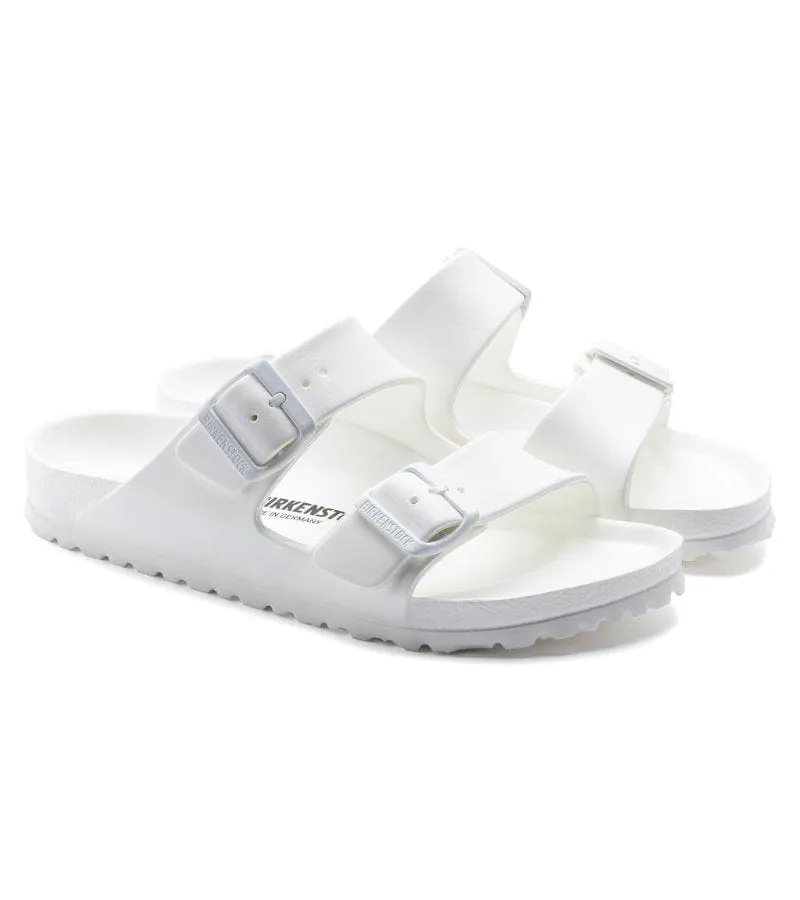 Birkenstocks Womens Arizona White Essentials EVA Slip On Sandal - 129443