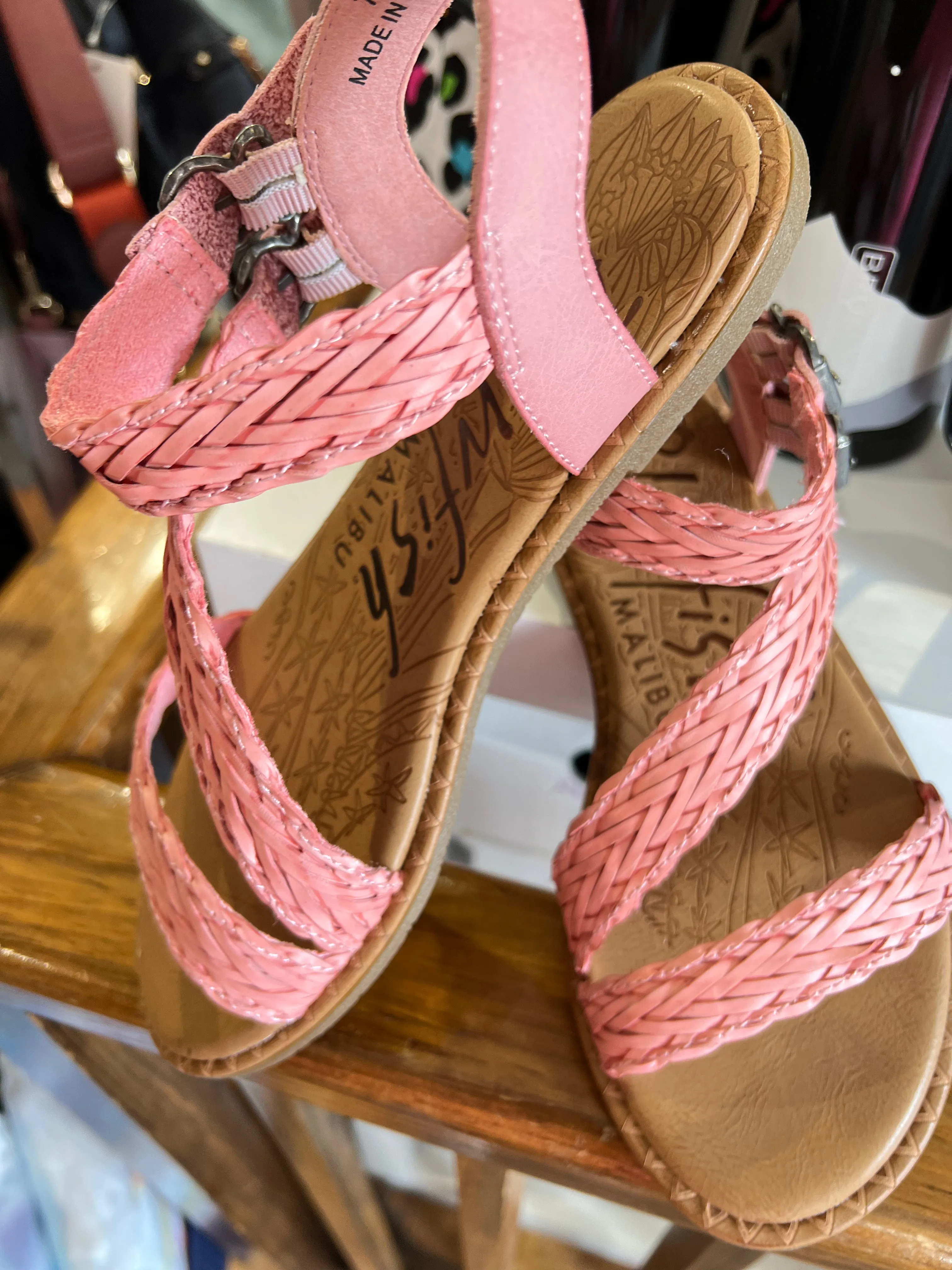 Blowfish Rachel Pink Sandals