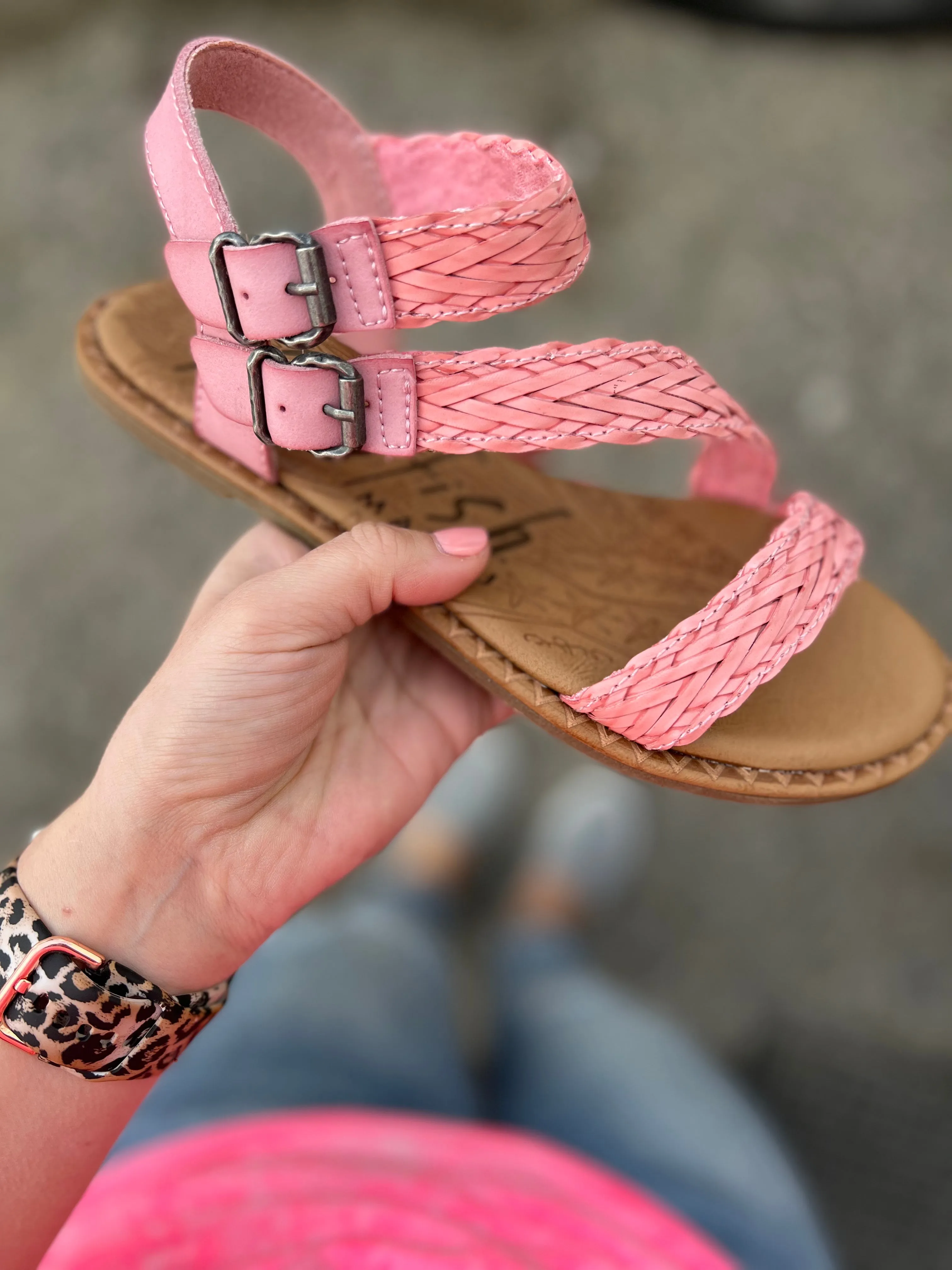 Blowfish Rachel Pink Sandals