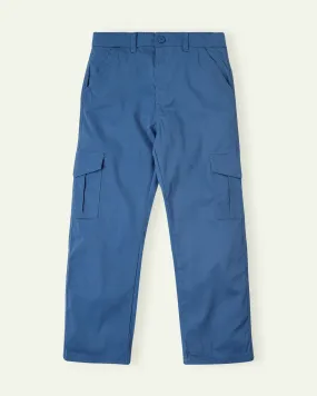 Blue Cargo Pants