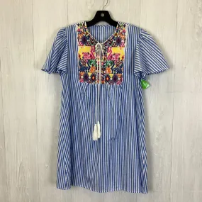 Blue Dress Casual Short H&m, Size Xs