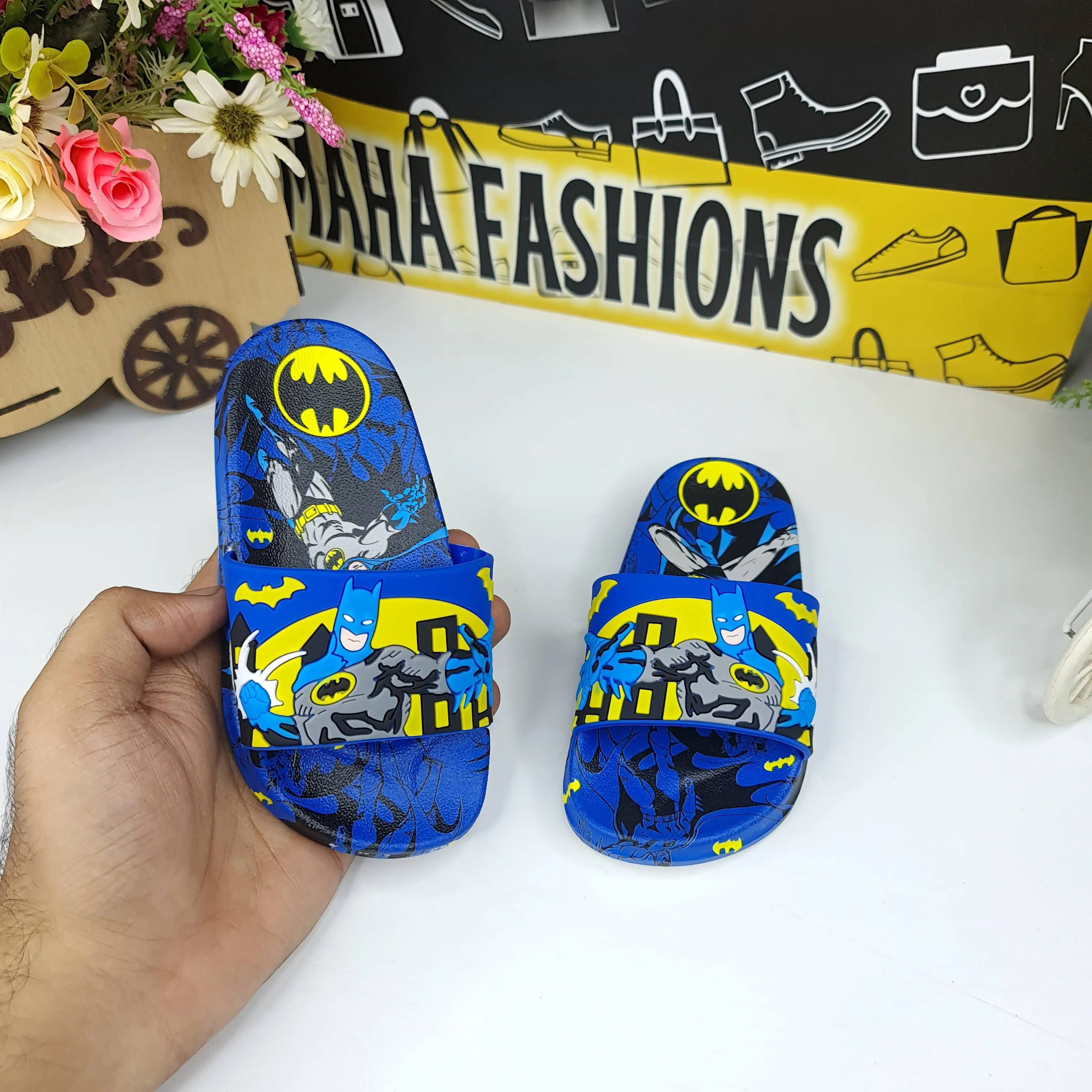 Blue Kids Slippers