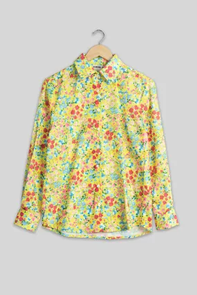 Blushing Floral Shirt For Women