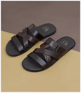 BM4987-CHOCO-Men Slipper