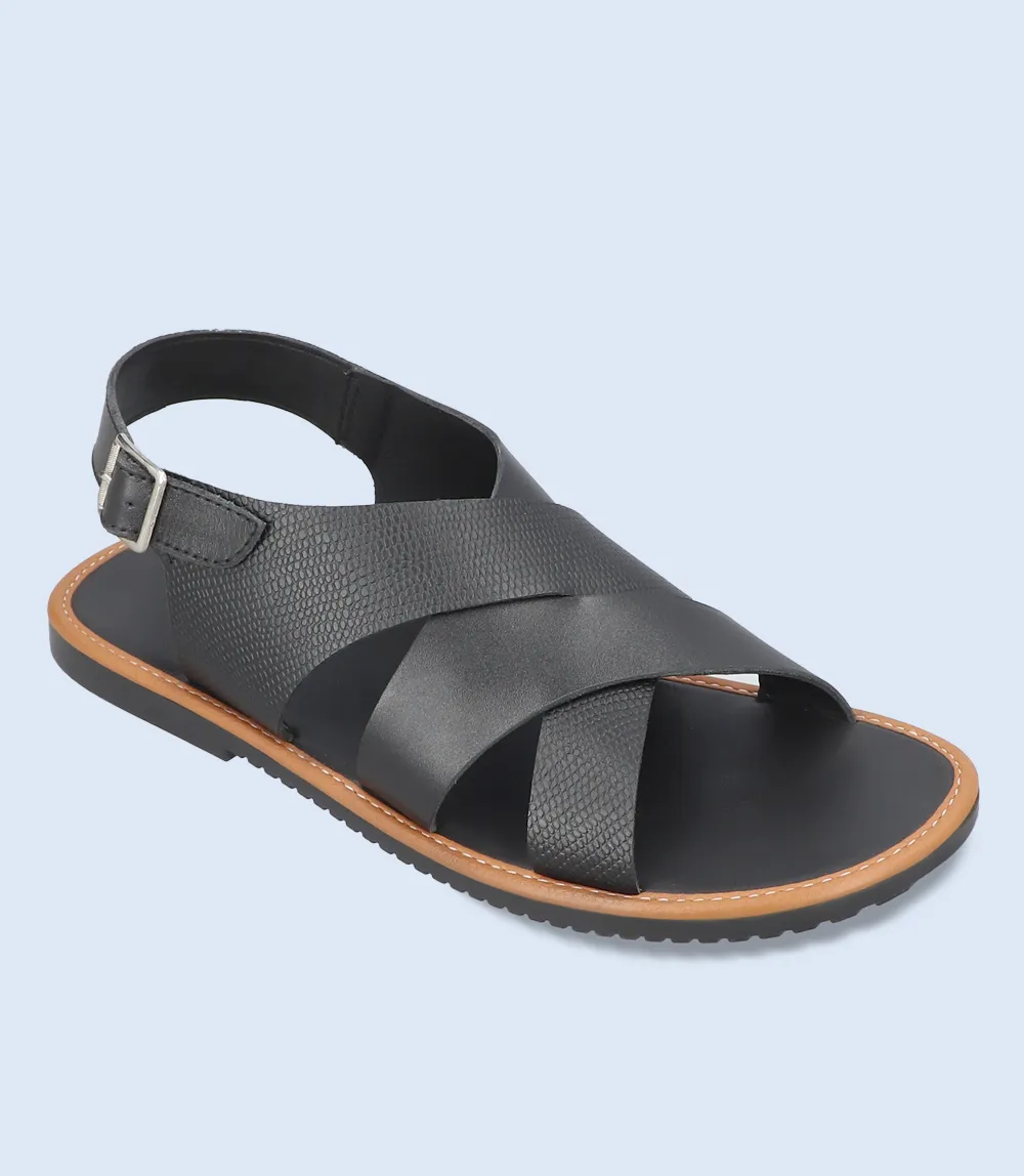 BM5576-BLACK-Men Casual Sandal