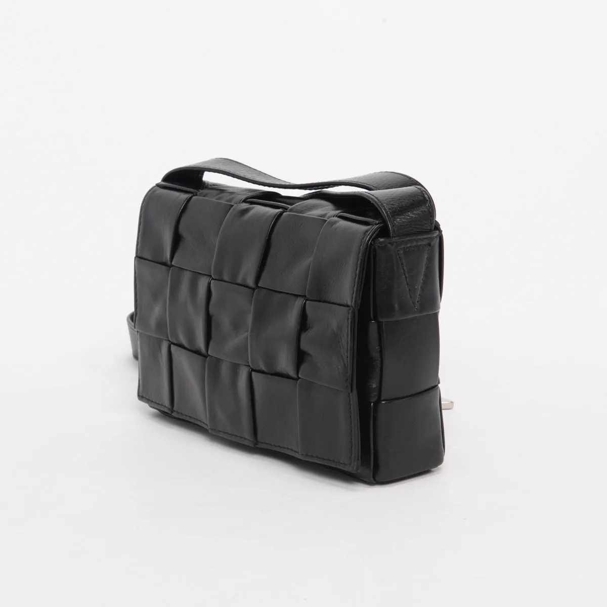 Bottega Veneta Black Intrecciato Cassette Bag