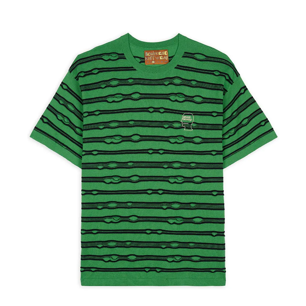 Brain Dead Puckered Stripe T-Shirt