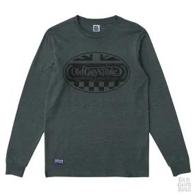 'British Built II' Long Sleeve T-Shirt - Dark Heather