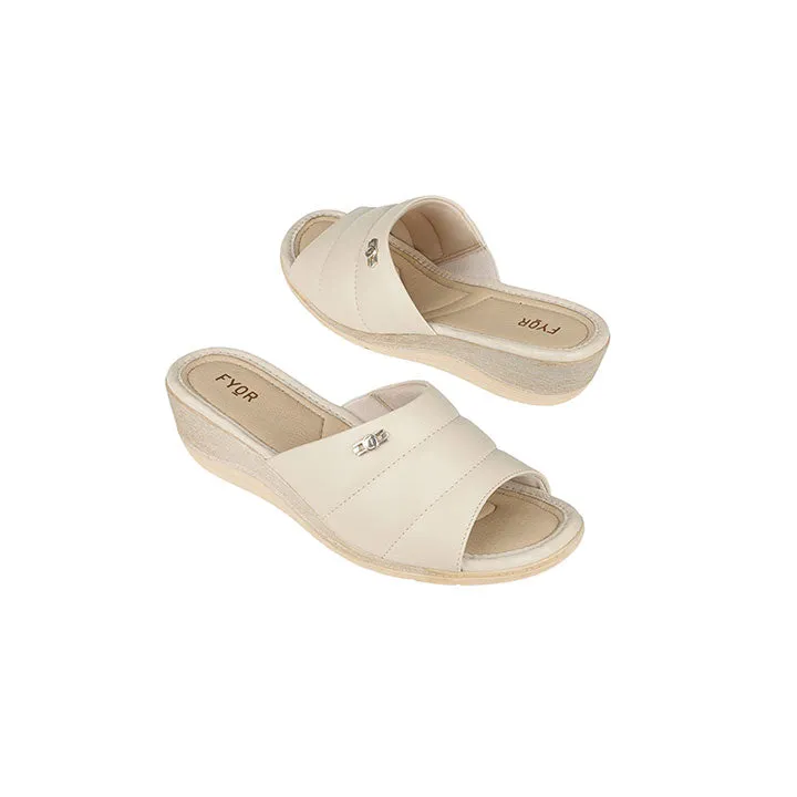 Broad Strap High Sole Sandal BRM 013