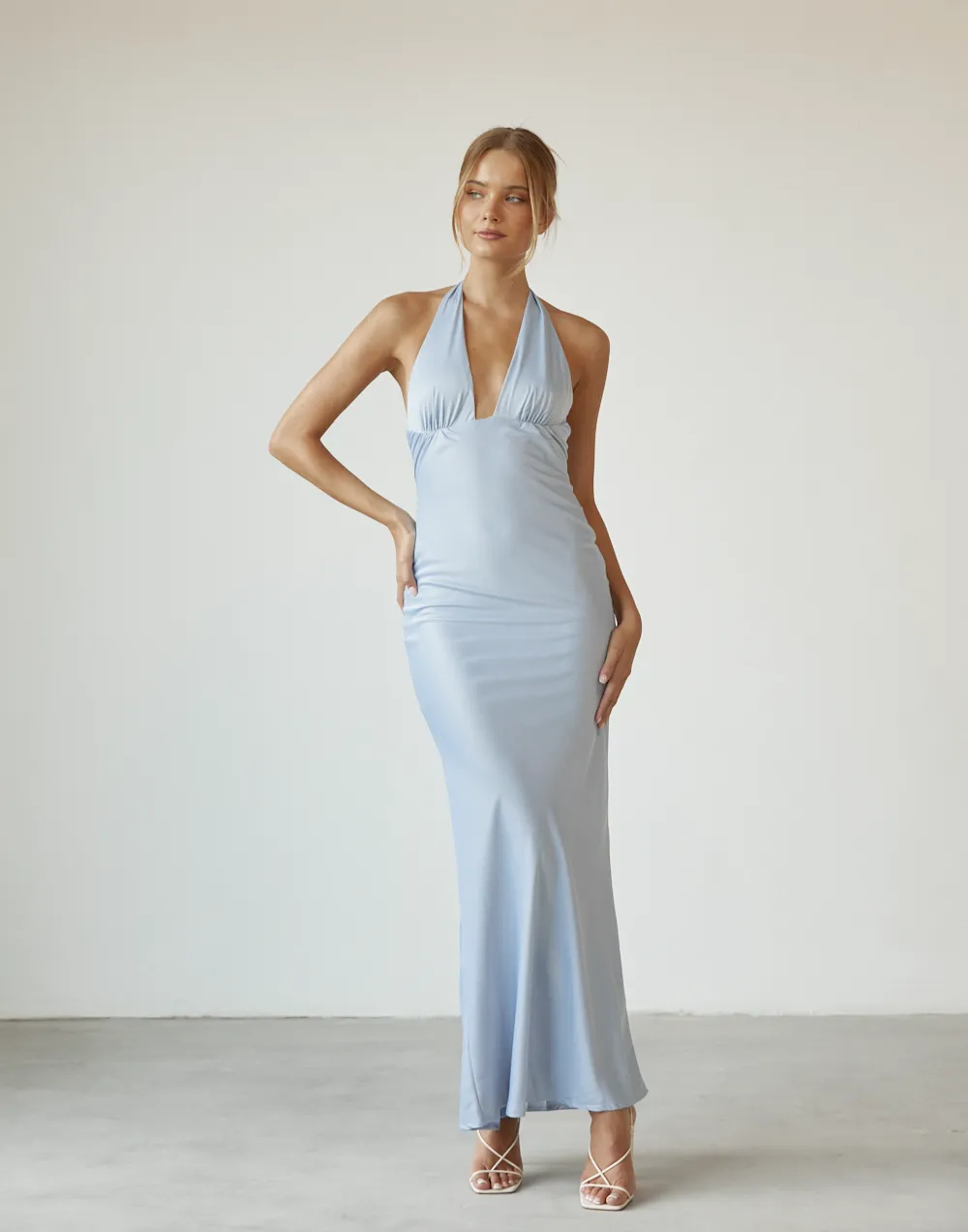 Brooklyn Maxi Dress (Blue)