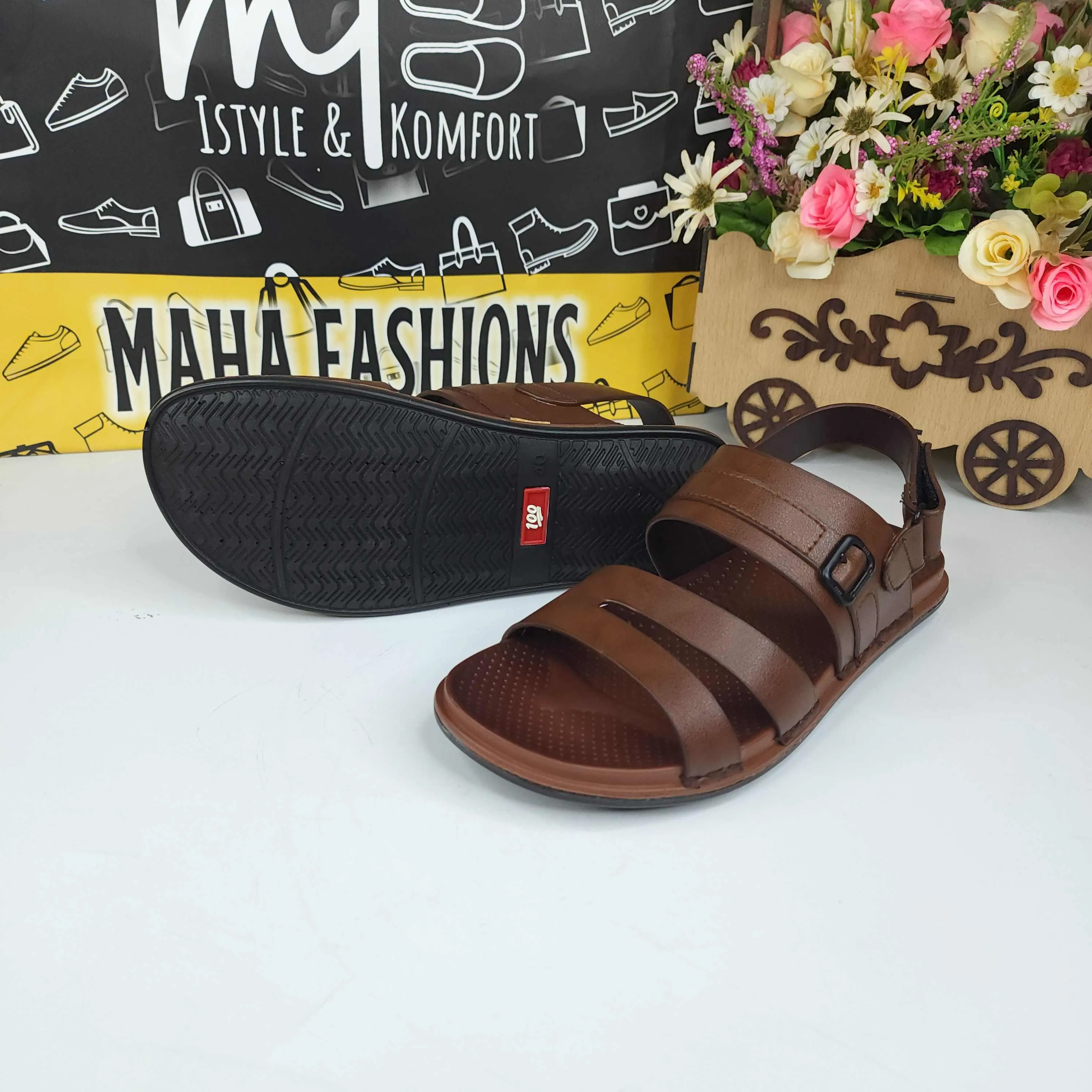 Brown Men Sandals