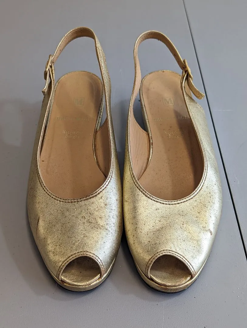 Bruno Magli Gold Sandals (7)