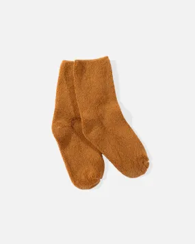 Buckle Over Ankle Socks - Burnt Yellow