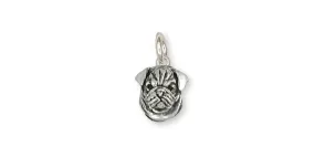 Bulldog Charm Jewelry Sterling Silver Handmade Dog Charm BD26H-C