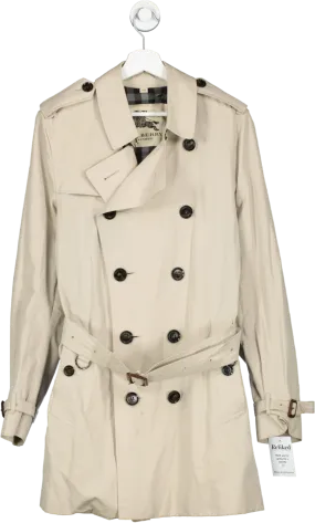 Burberry Beige Trench Coat UK 10