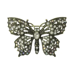 Butterfly Crystal Brooch