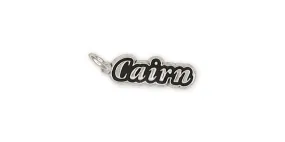 Cairn Terrier Charm Jewelry Sterling Silver Handmade Dog Charm CR8-C