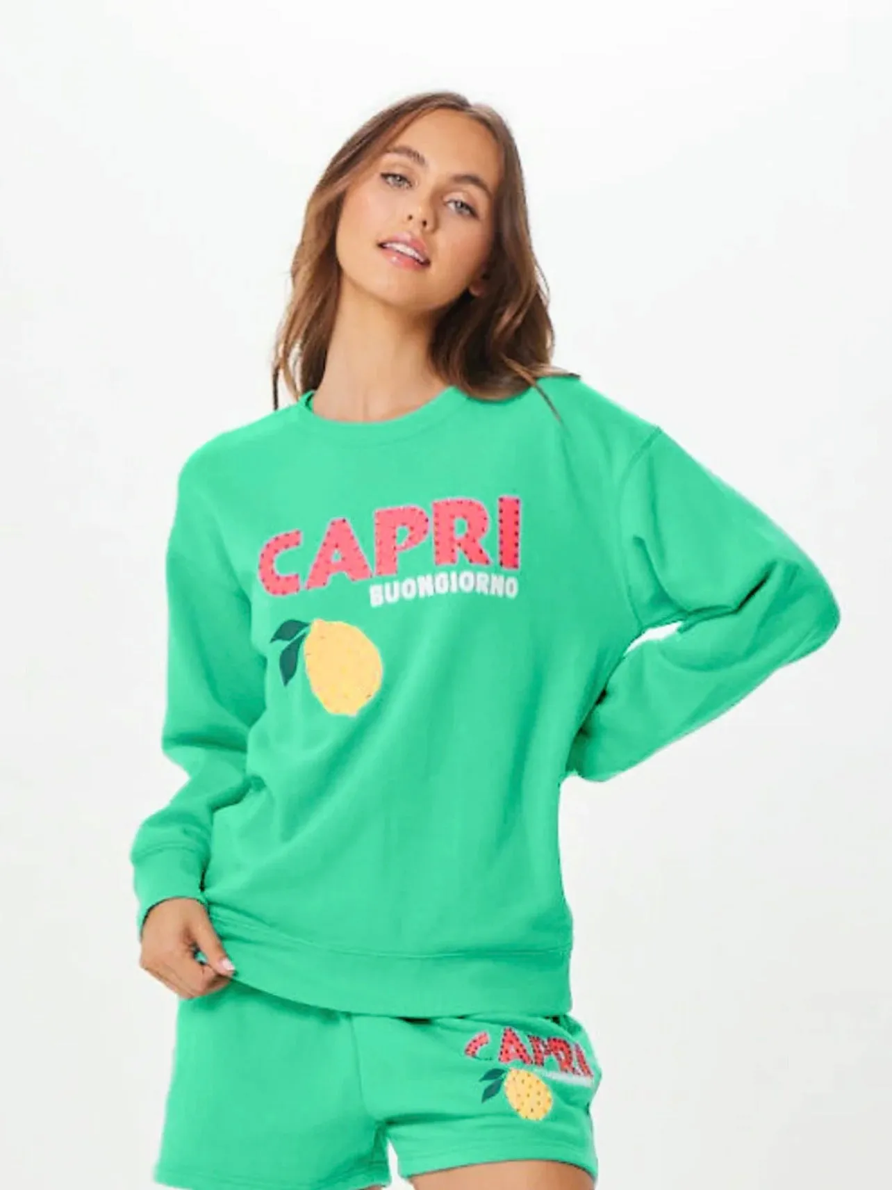 Capri Jet Setter Crewneck