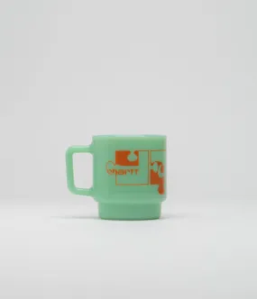 Carhartt Assemble Glass Mug - Jade / Carhartt Orange