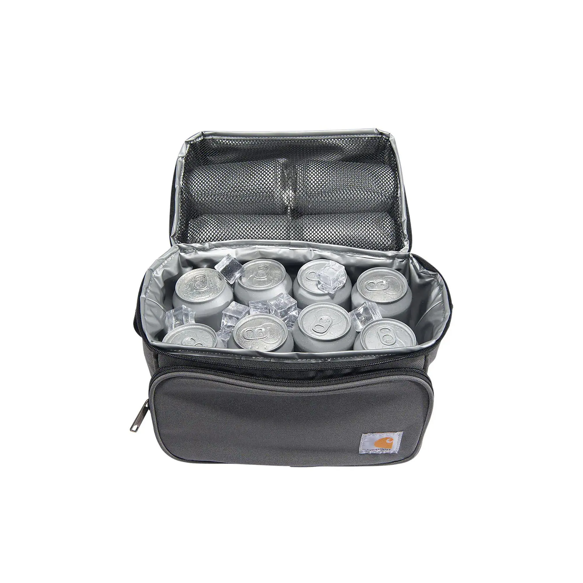 Carhartt Insulated 12 Can 2 Compartment Lunch Cooler Gray