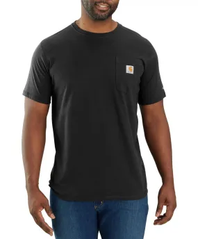 'Carhartt' Men's Force Relaxed Fit Midweight Pocket T-Shirt - Black