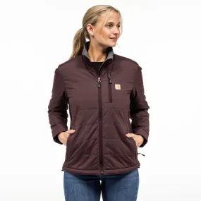 'Carhartt' Women's Rain Defender Lightweight Insulated Jacket - Blackberry