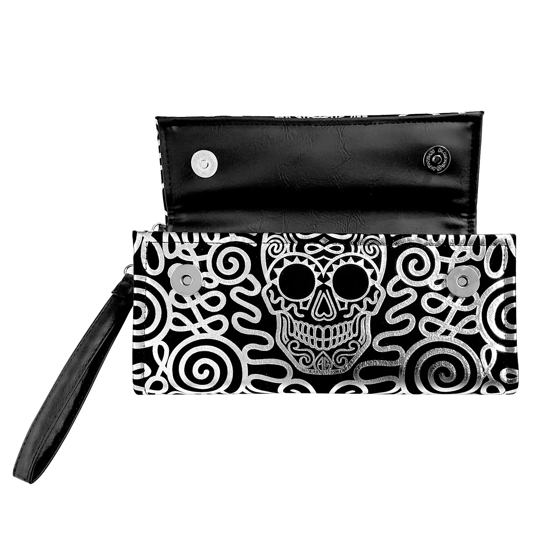 Cartera Atl 2 - Calavera Plata