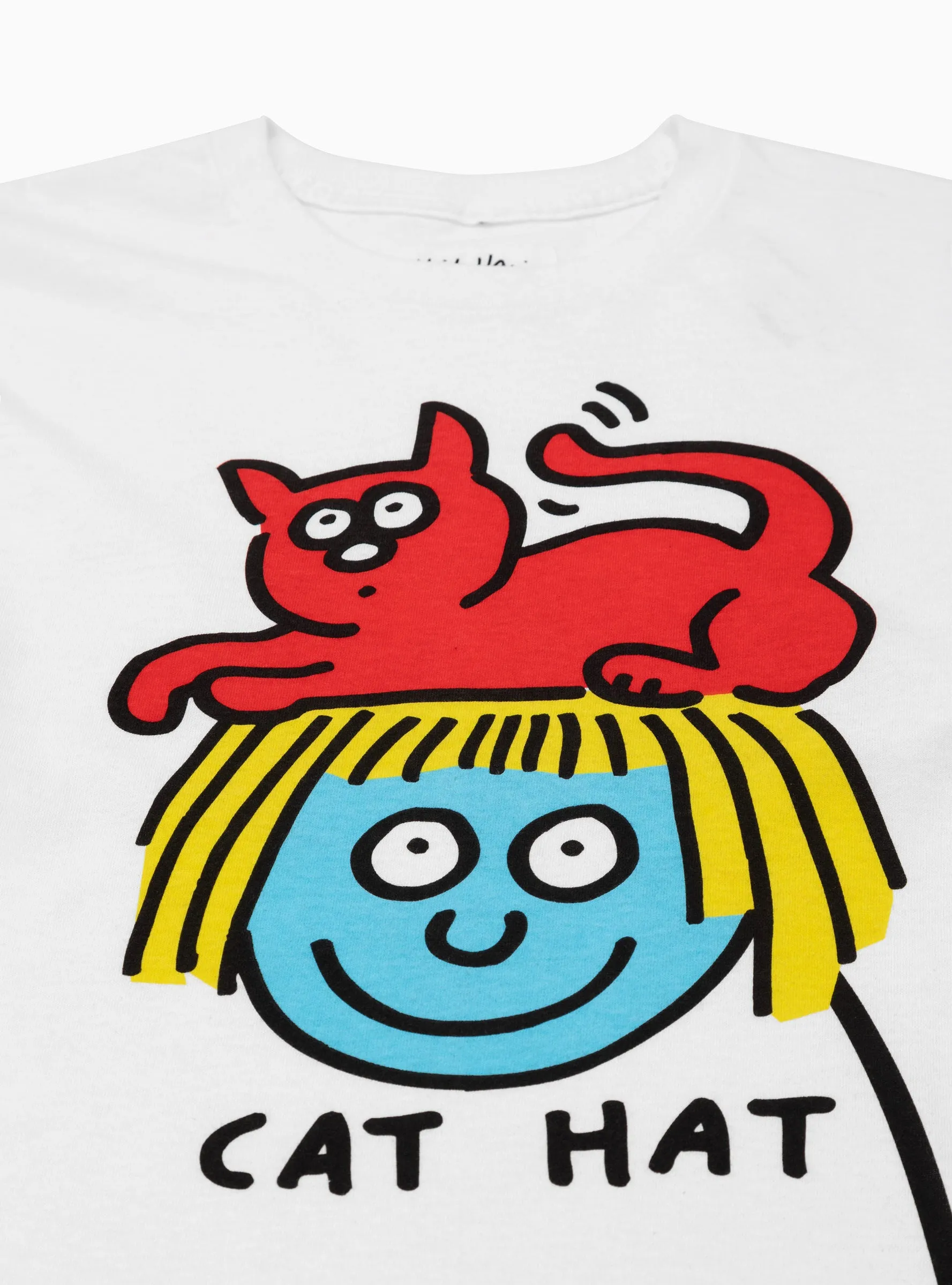 Cat Hat T-shirt White