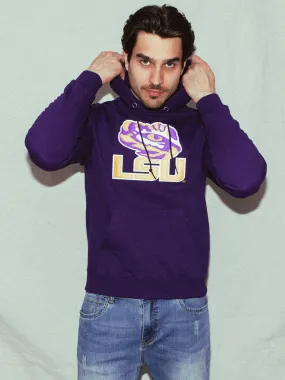 CHAMPION ECO POWERBLEND LSU UNIVERSITY HOODIE - CLEARANCE