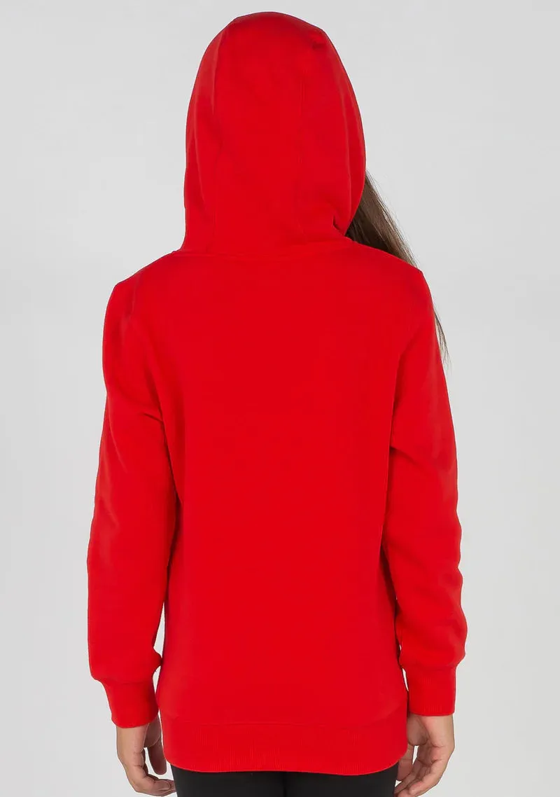 CHAMPION JUNIOR SCRIPT RED HOODIE