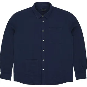 CHEMISE BASK IN THE SUN OIHANA NAVY