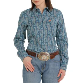 Cinch Women's Paisley Print Button-Down Shirt