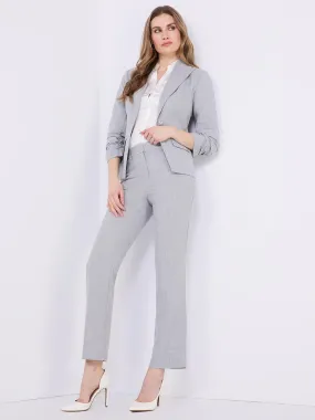 Classic Rise Straight-Leg Trousers