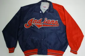 Cleveland Indians Vintage Diamond Collection 90's Made in USA Starter Baseball Jacket