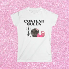 CONTENT QUEEN- BABY TEE