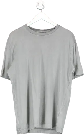 cos Grey Crew Neck T Shirt UK M