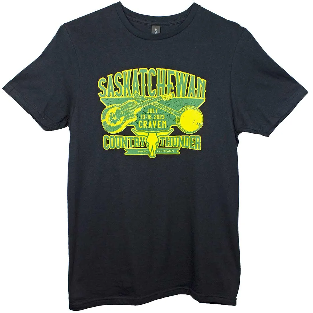 Country Thunder  Unisex Saskatchewan Logo Graphic T-Shirt