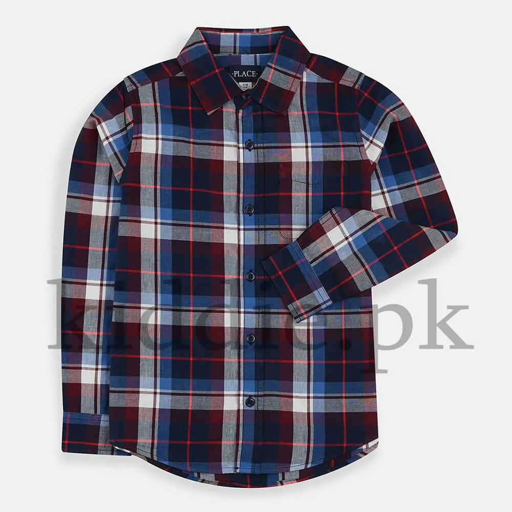 CP Casual Redwood Check Shirt 1196