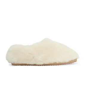 Cream Clog Slipper