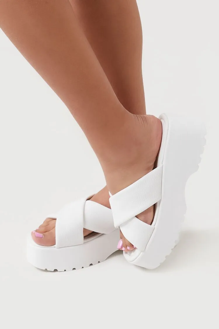 Crisscross Flatform Sandals